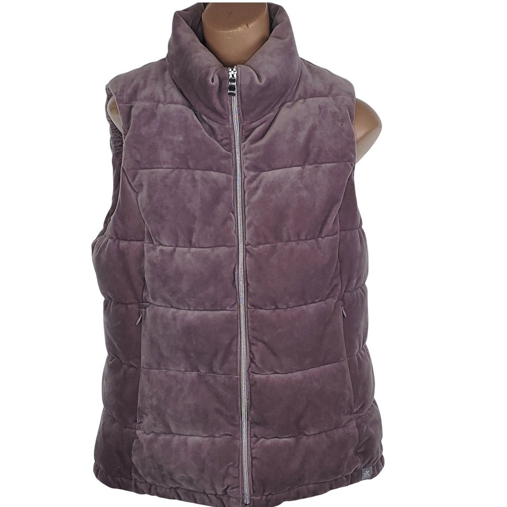 ZeroXposur Vest‎ Womens L Pink Ash Puffer Quilted Sleeveless Jacket Gilet Casual - Picture 2 of 8